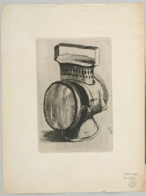 Lanterne à pied circulaire