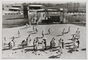 Return from the fields, shakedown at the rear gate. Twice every work day, Ellis