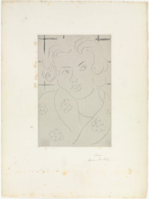 Bust, Flowered Dress