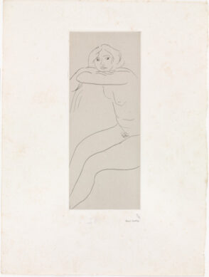Seated Nude, Crossed Arms Supporting Head
