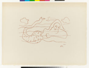 Mermaid, Study for “I wish to drag my pain the length of France”