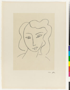 Study for the “Virgin”, Veiled Head, Chapel of Vence