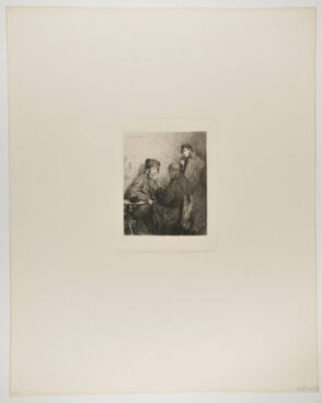 Three Men Conversing