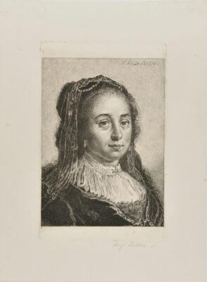 Young Woman with Pearls in Her Hair