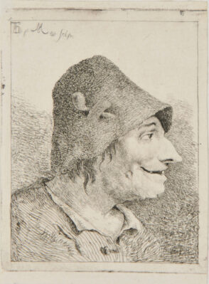 A Toothless Peasant with a Pipe in His Hat