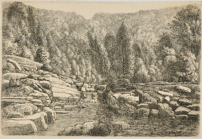 Plate from “Sammlung Radirter Blaetter von Nathe” (Leizpig: Rostische Kunsthandlung, 1808)