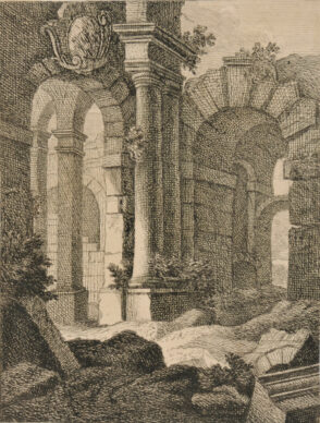 Ruins of a Building with Arches