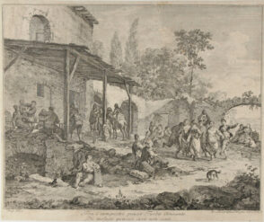 Landscape with Peasants Dancing