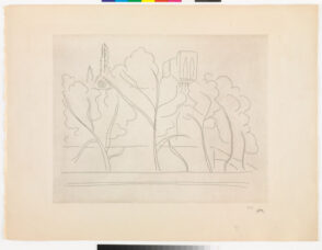 Notre Dame through the Trees