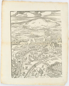 Plate from the series “Siege of Frankfurt”