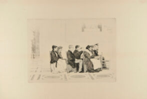 A Group of People at Devotions