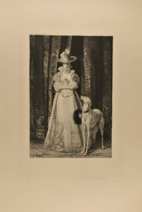 The Lady with the Greyhound