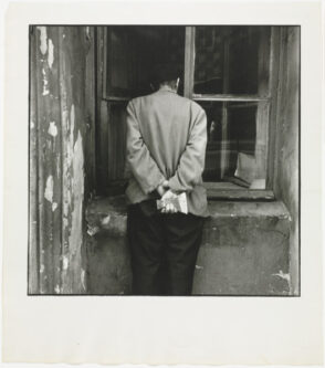 Man Peering in Shop Window, St. Petersburg