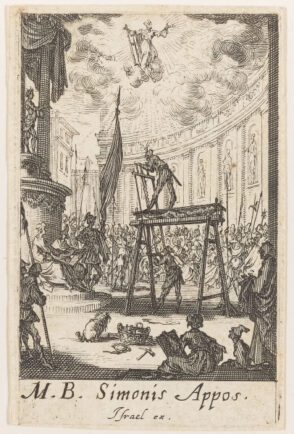 Martyre de St. Simon