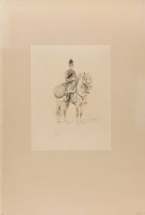Trumpeter on Horseback