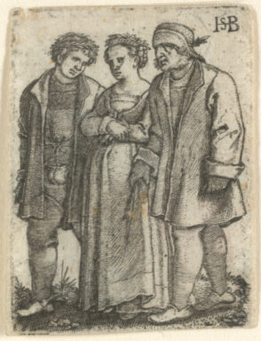 Plate 8 from the series “The Wedding Procession”