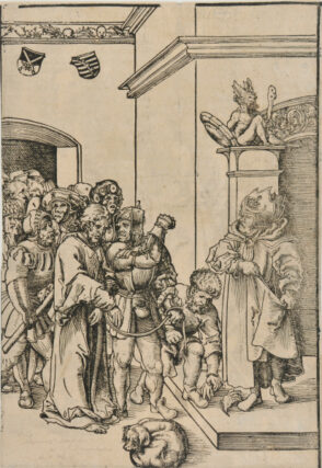 Recto: Christ Before Annas; Verso: Christ Before Pilate