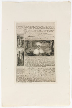 Plate 4 from the portfolio “Lettre sur les elements de la gravure a l’eau-forte”