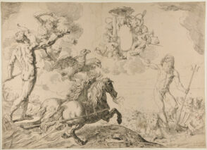 Jupiter, Neptune and Pluto Doing Homage to the Arms of Cardinal Borghese