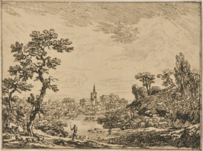Landscape with Church in Distance