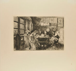 Interieur de Luther a Wittemberg (Lecture chez Luther)