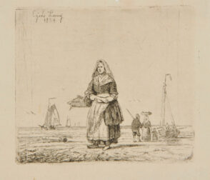 The Fish-Woman Standing on the Beach