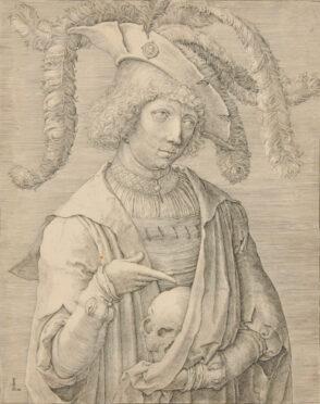 Young Man with a Skull