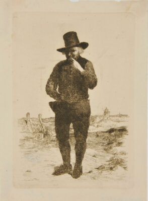 Dutch Peasant with Broad Brimmed Hat