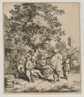 Hurdy-Gurdy Player and the Violin