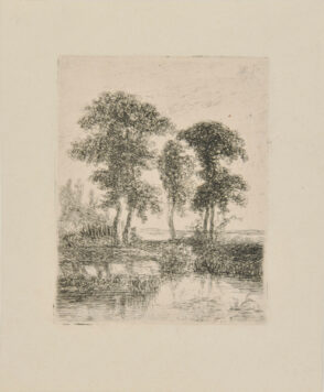 Landscape with Five Trees