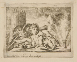 Two Children with a Cannon