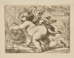 Putto Kneeling, Pouring Water from an Urn