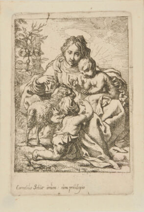 The Virgin and Child, with Infant St. John and Lamb