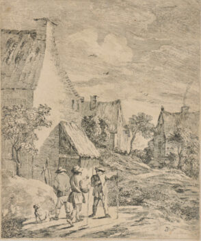 Three Peasants on a Road