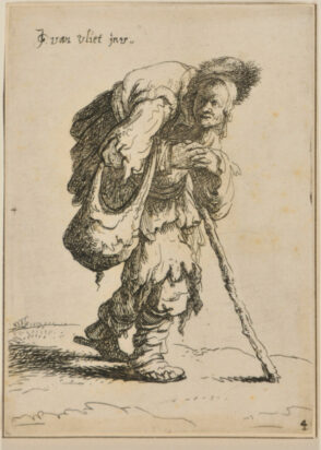 Beggar Carrying a Sick Woman