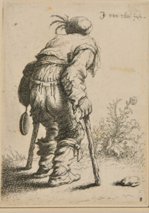Beggar on Two Crutches
