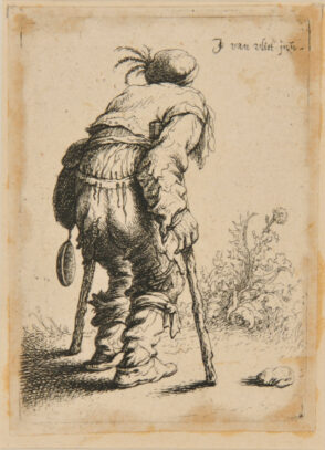 Beggar on Two Crutches