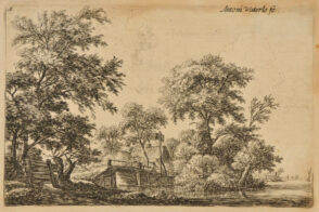 A Fence Near a Bridge