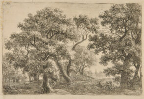 A Man and the Woman at the Foot of an Oak