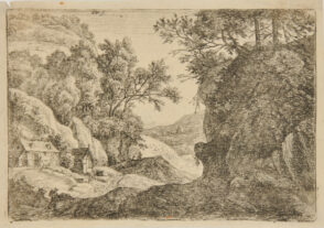 Two Cottages at the Foot of a Mountain