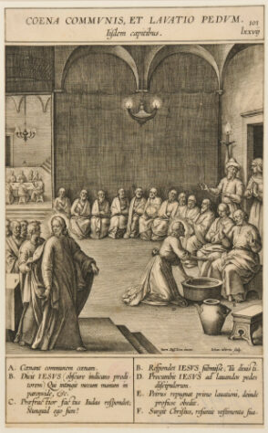 Coena commvnis et lavatio pedvm