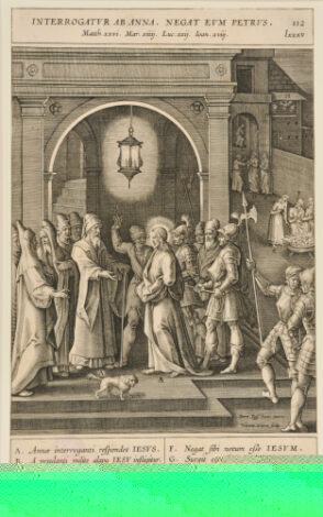 Interrogatur ab anna negat eum petrus