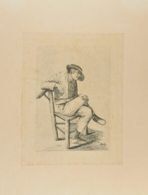 Dutch Peasant Seated in Chair