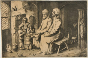 Peasants in an Interior