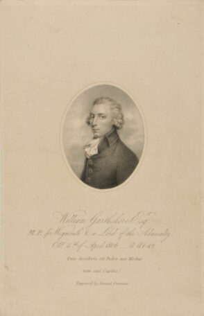 William Garthshore Esq., M.P. for Weymouth and a Lord of the Admiralty