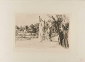 Thames Ditton, with a Sail