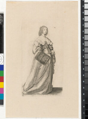 Lady with a Fur Muff on Right Hand