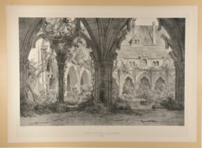 Cloître de l’Abbaye St. Jean de Vignes à Soissons.