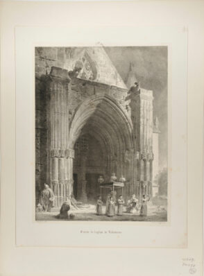 Entrée de l’eglise de Lillebonne