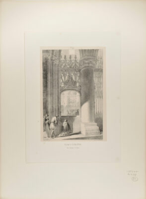 Eglise de la ville d’Eu, vue laterale du coeur